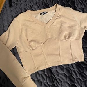 MISSGUIDED Corset Long Sleeve